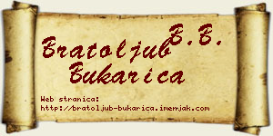 Bratoljub Bukarica vizit kartica